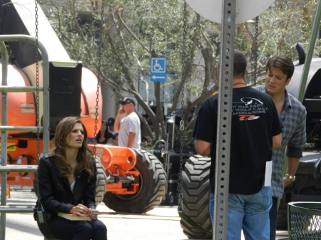 © [url=http://sleuthdog100.tumblr.com]sleuthdog100[/url]
Palavras chave: Castle;bastidores;bts;4ª temporada;season 4