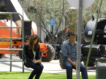 © [url=http://sleuthdog100.tumblr.com]sleuthdog100[/url]
Palavras chave: Castle;bastidores;bts;4ª temporada;season 4