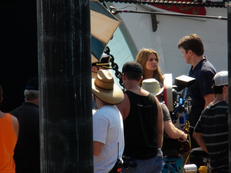 © [url=http://sleuthdog100.tumblr.com/]Drying Paint[/url]
Palavras chave: gravações;bastidores;5x04;spoiler;Castle;5ª temporada;Nathan Fillion
