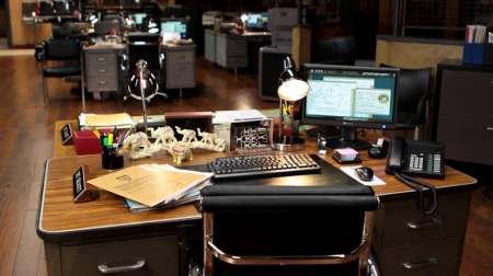 Palavras chave: CASTLE;SET;BASTIDORES;DELEGACIA;KATE BECKETT;MESA