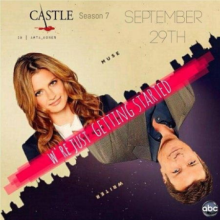 [url=https://twitter.com/Stana_Katic/status/514143301583114240]@Stana_Katic[/url]: #CastleSeason7Poster 
