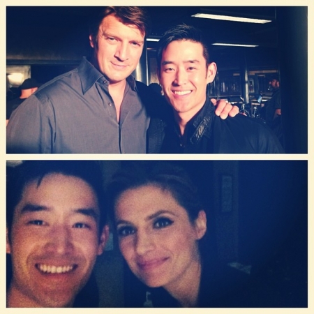 [url=http://instagram.com/p/kBS-VUFuF3/]@mikemoh[/url]: Que aventura. Não ficava tão nervoso numa gravação há muito tempo.
Palavras chave: Instagram;2014;Castle;bts;bastidores;The Way Of The Ninja;Mike Moh