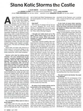 Palavras chave: VENICE;REVISTA;SCAN;2009