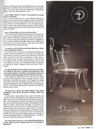 Palavras chave: VENICE;REVISTA;SCAN;2009