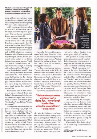 Palavras chave: TV GUIDE.SCAN;REVISTA;2010;CASTLE;2ª TEMPORADA