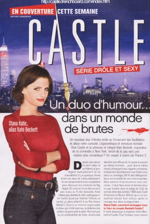 Palavras chave: TÉLÉ MAGAZINE;SCAN;REVISTA;2010;CASTLE;