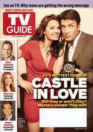 Palavras chave: TV GUIDE;SCAN;REVISTA;2010;CASTLE;3ª TEMPORADA