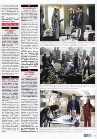 Palavras chave: TV SERIEN HIGHLIGHTS;REVISTAA;SCAN;2011;CASTLE;2ª TEMPORADA;3ª TEMPORADA