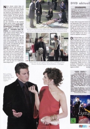 Palavras chave: TV SERIEN HIGHLIGHTS;REVISTAA;SCAN;2011;CASTLE;2ª TEMPORADA;3ª TEMPORADA