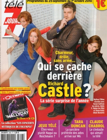 Palavras chave: TELE 7 JOURS;REVISTAS;SCAN;2011;CASTLE;2ª TEMPORADA