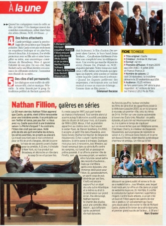Palavras chave: Tele 7 Jours;REVISTAS;SCAN;2011;CASTLE;2ª TEMPORADA