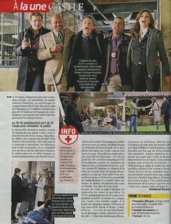 Palavras chave: Tele 7 Jours;REVISTAS;SCAN;2011;CASTLE;3ª TEMPORADA