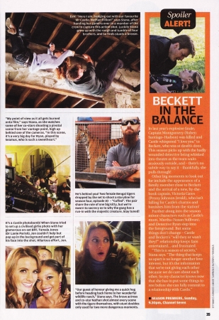 Palavras chave: REVISTA;SCAN;2012;CASTLE;4ª TEMPORADA;TV Week