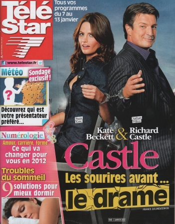 Palavras chave: TELE STAR;REVISTAS;SCAN;2012;CASTLE;3ª TEMPORADA