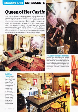 Palavras chave: REVISTA;SCAN;2012;CASTLE;4ª TEMPORADA;TV GUIDE