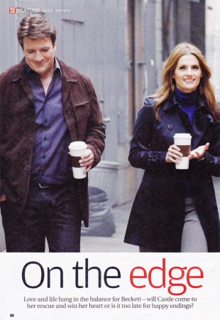 Palavras chave: REVISTA;SCAN;2012;CASTLE;4ª TEMPORADA;TV WEEK