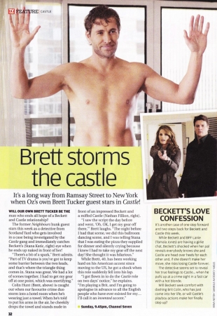 Palavras chave: REVISTA;SCAN;2012;CASTLE;4ª TEMPORADA;TV Week