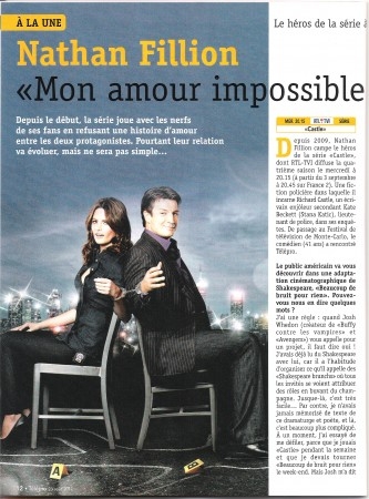 Palavras chave: TELEPRO;REVISTAS;SCAN;2012;CASTLE;3ª TEMPORADA