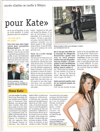 Palavras chave: TELEPRO;REVISTAS;SCAN;2012;CASTLE;3ª TEMPORADA