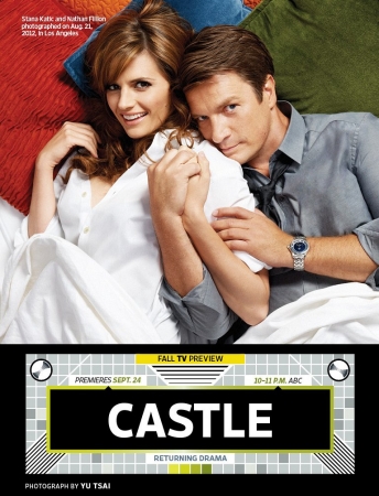 Palavras chave: scan;revista;Entertainment Weekly;EW;Castle;Nathan Fillion;2012;5ª TEMPORADA