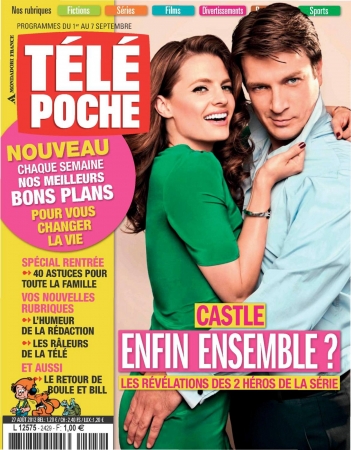 Palavras chave: Télé Poche;scan;revista;francês;Castle;4ª TEMPORADA;2012