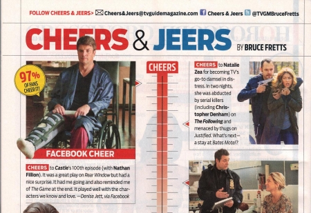 Palavras chave: TV GUIDE;SCAN;REVISTAS;FAN FAVORITES;2013;CASKETT