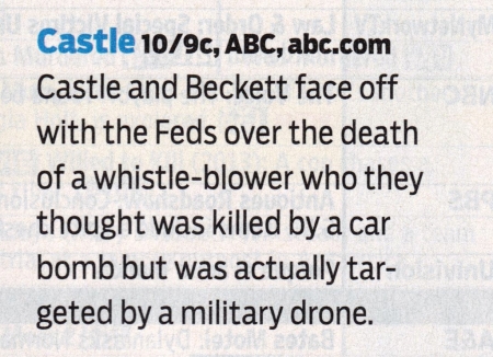 Palavras chave: TV GUIDE;CASTLE;WATERSHED;REVISTAS;SCAN;SPOILER;5.23;5X23