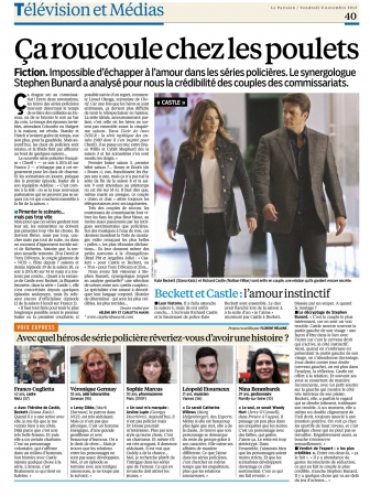Palavras chave: Le Parisien;Caskett
