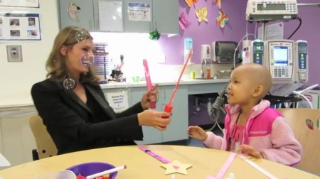 Palavras chave: cap;screencap;screen cap;2013;CHLA;visita;Children&#039;s Hospital Los Angeles;Children&#039;s Hospital LA;Stana Katic of ABC&#039;s Castle Blows Bubbles with Little Girl at Children&#039;s Hospital Los Angeles